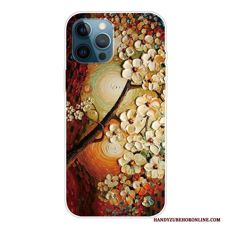 Hoesje voor iPhone 13 Pro Max Flexibele Bloemen