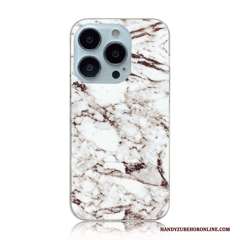 Hoesje voor iPhone 13 Pro Max Vereenvoudigd Marmer