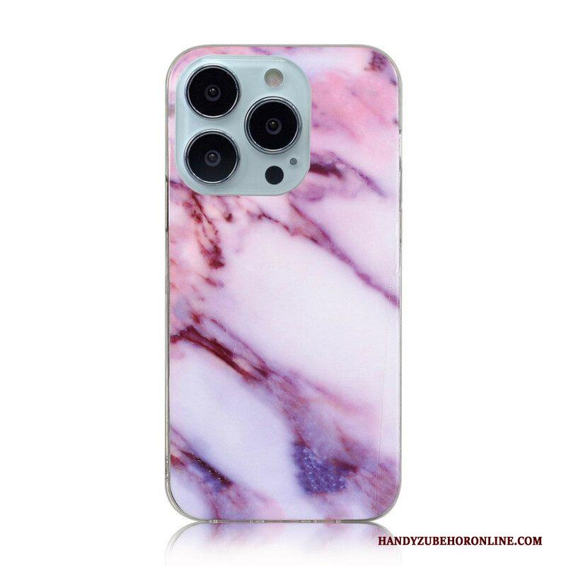 Hoesje voor iPhone 13 Pro Max Vereenvoudigd Marmer