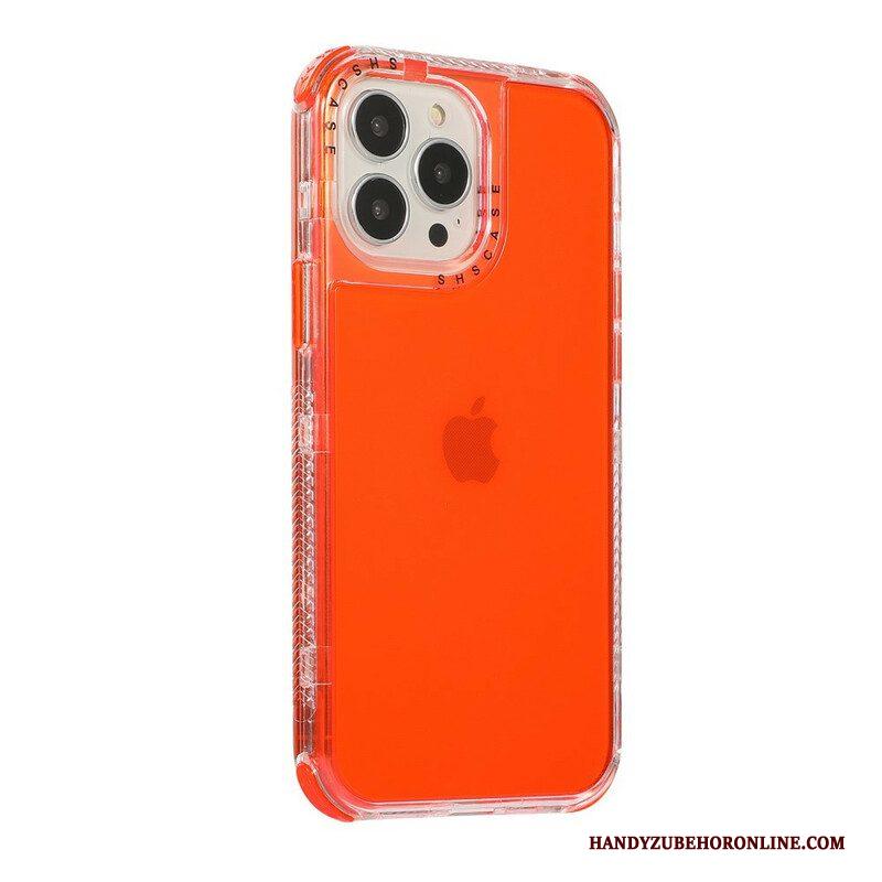 Hoesje voor iPhone 13 Pro Transparant Getint