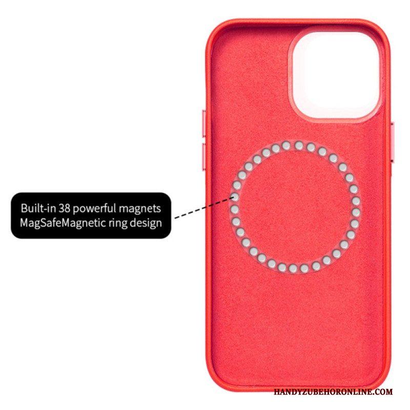 Hoesje voor iPhone 14 Magsafe-compatibele Gewatteerde Stijl
