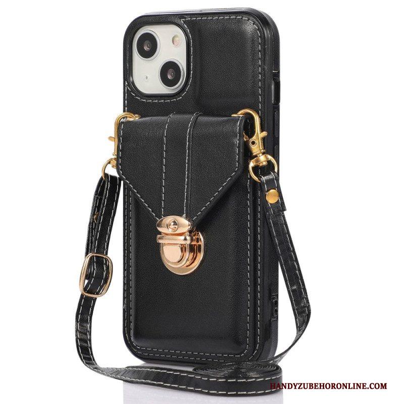 Hoesje voor iPhone 14 Portemonnee Crossbody-portemonnee