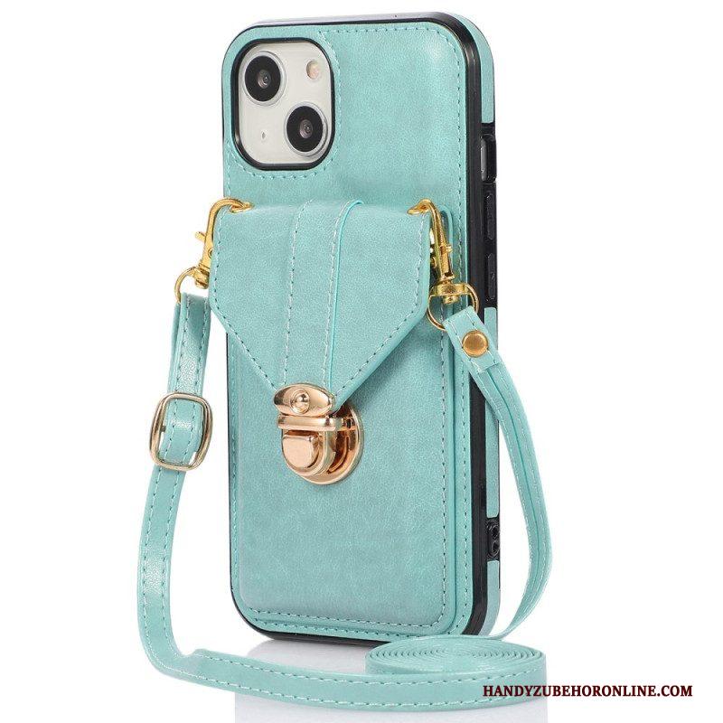 Hoesje voor iPhone 14 Portemonnee Crossbody-portemonnee