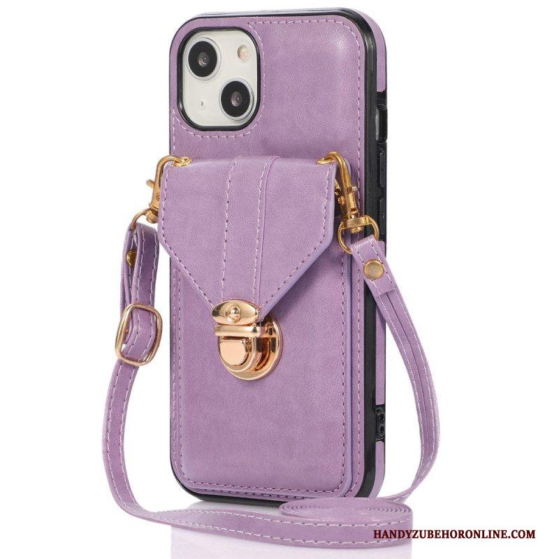 Hoesje voor iPhone 14 Portemonnee Crossbody-portemonnee