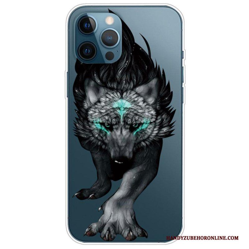 Hoesje voor iPhone 14 Pro Declinaties Wolf