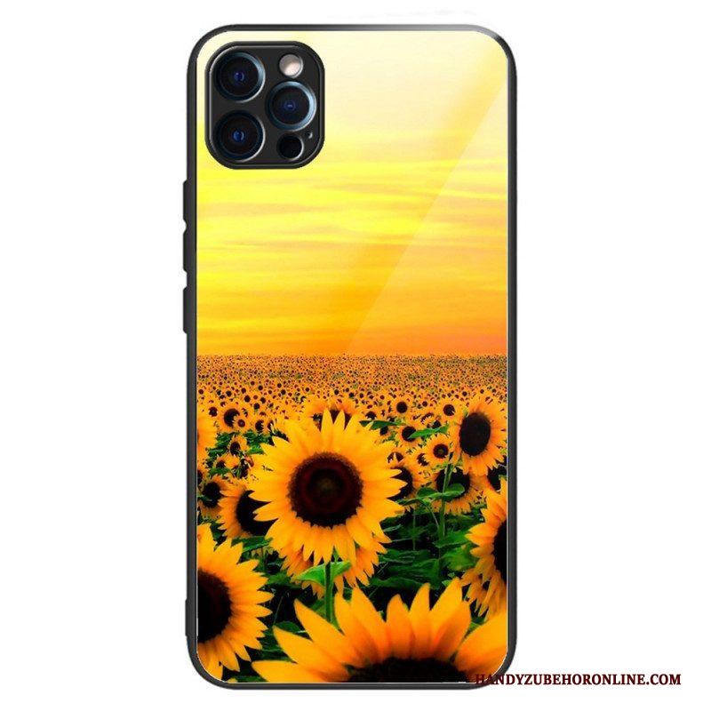 Hoesje voor iPhone 14 Pro Intense Zonnebloemen