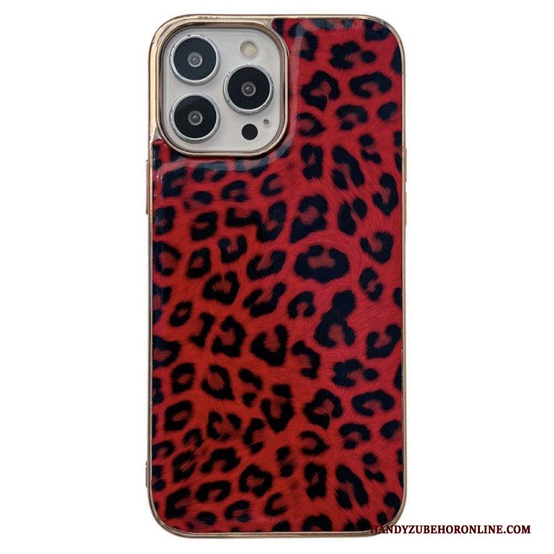 Hoesje voor iPhone 14 Pro Luipaard