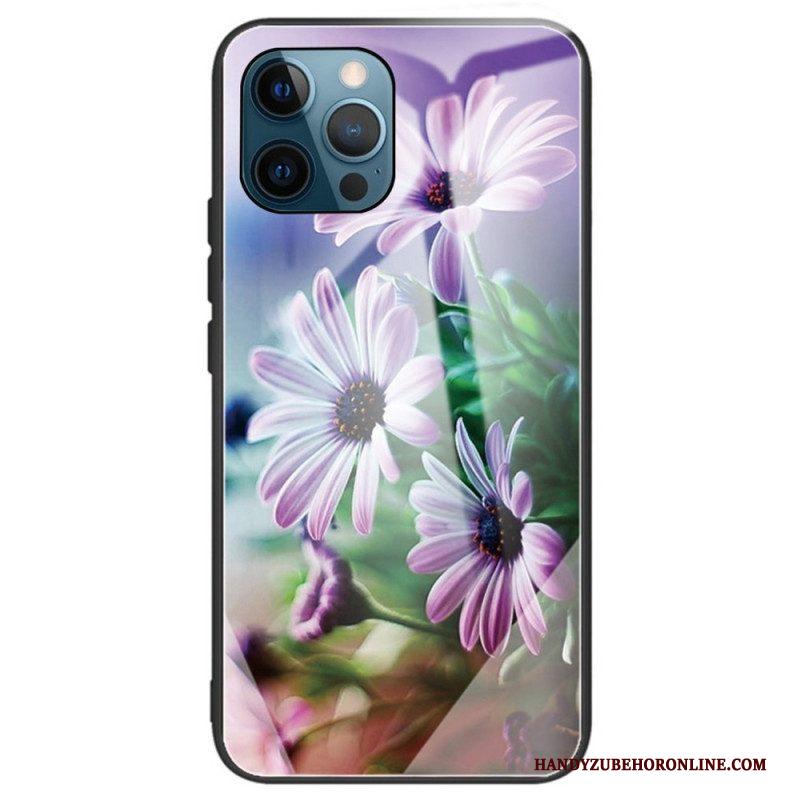 Hoesje voor iPhone 14 Pro Max Bloemen Van Gehard Glas