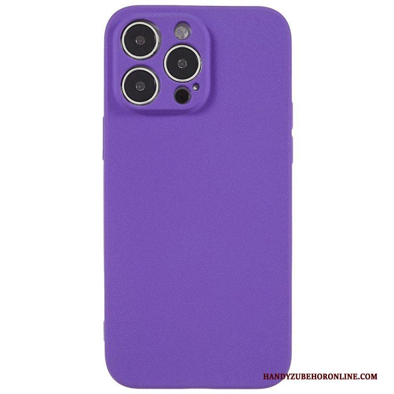 Hoesje voor iPhone 14 Pro Max Mat Siliconen