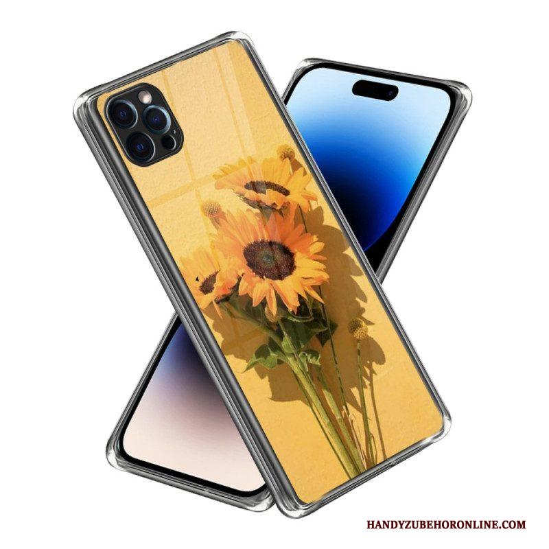 Hoesje voor iPhone 14 Pro Max Zonnebloemen