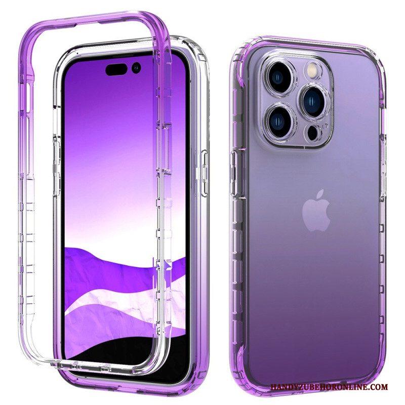 Hoesje voor iPhone 14 Pro Overgangskleur