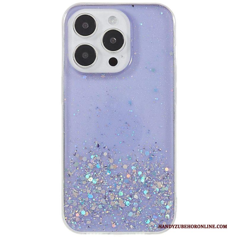 Hoesje voor iPhone 14 Pro Premium Pailletten