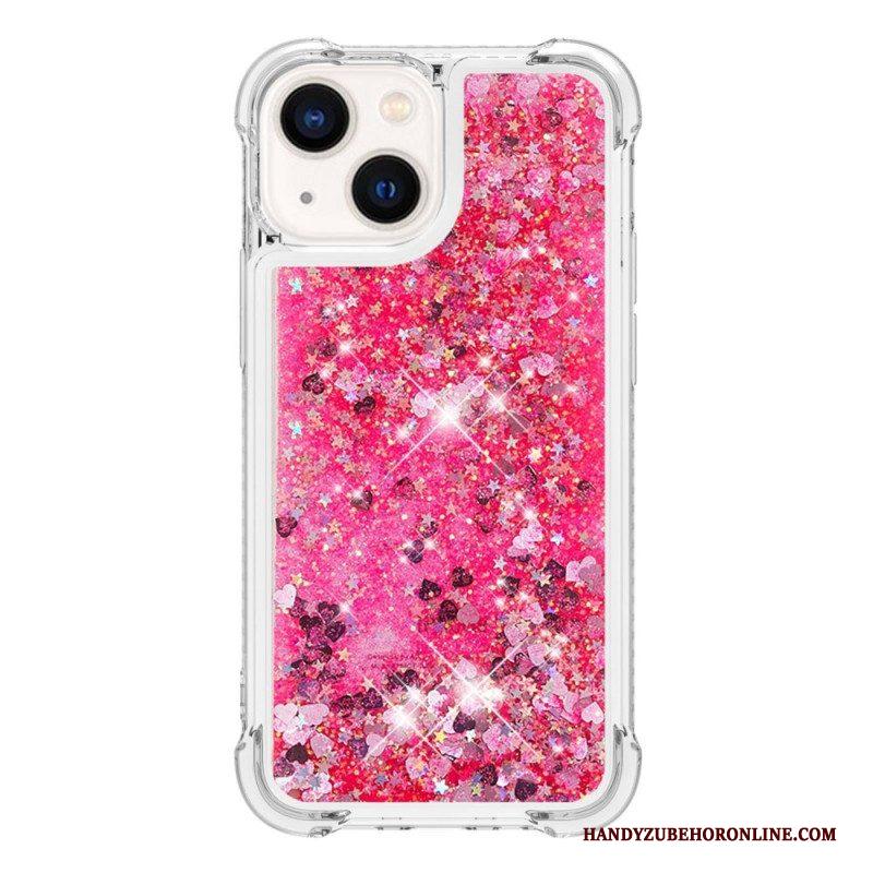 Hoesje voor iPhone 15 Glitters