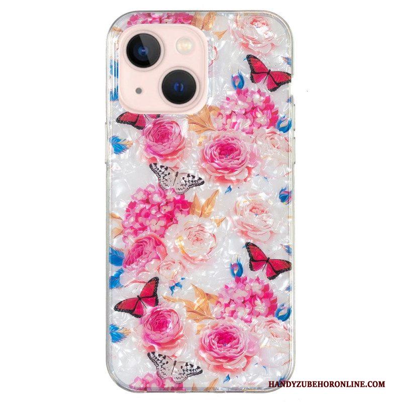 Hoesje voor iPhone 15 Plus Bloemen