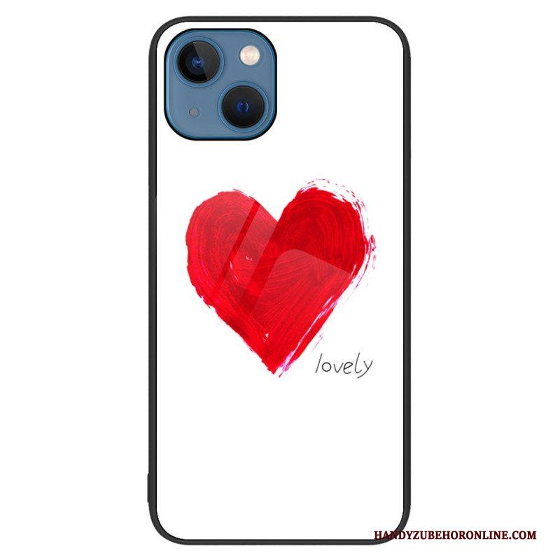 Hoesje voor iPhone 15 Plus Hartgehard Glas