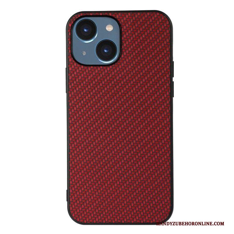 Hoesje voor iPhone 15 Plus Koolstofvezel
