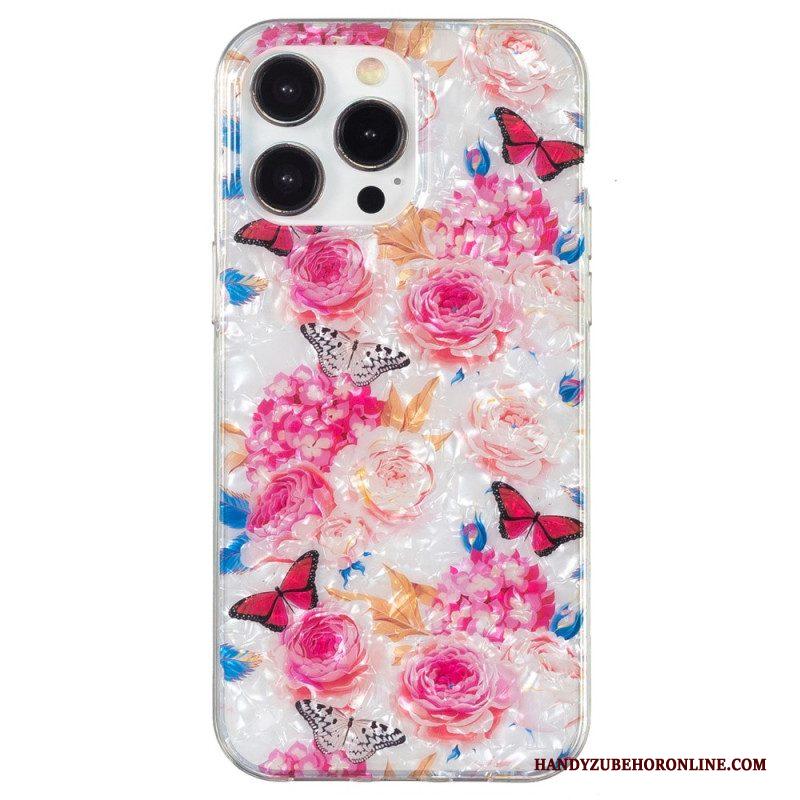 Hoesje voor iPhone 15 Pro Bloemen