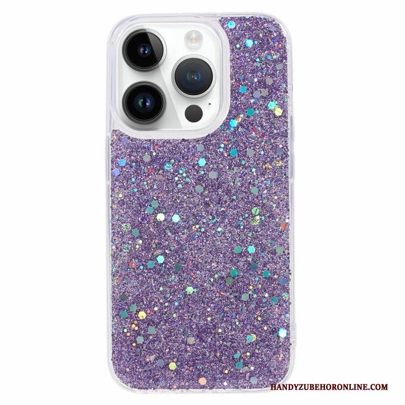 Hoesje voor iPhone 15 Pro Gewoon Glitteren