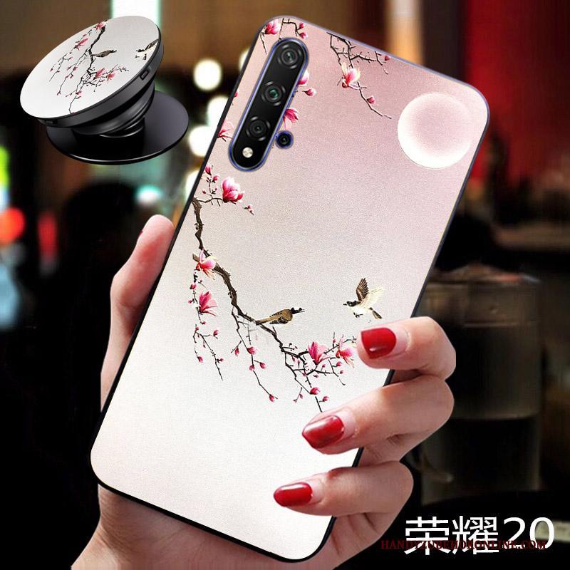 Honor 20 All Inclusive Hoesje Telefoon Anti-fall Bescherming Reliëf Vers Zacht