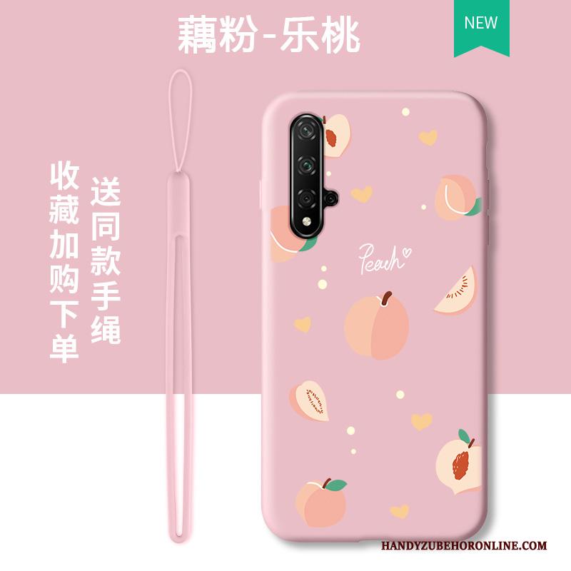 Honor 20 Groen Trendy Merk Net Red Hoesje Telefoon Vers Fruit Spotprent