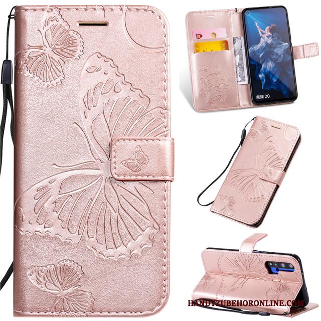 Honor 20 Pro All Inclusive Leren Etui Siliconen Anti-fall Hoes Hoesje Telefoon Clamshell