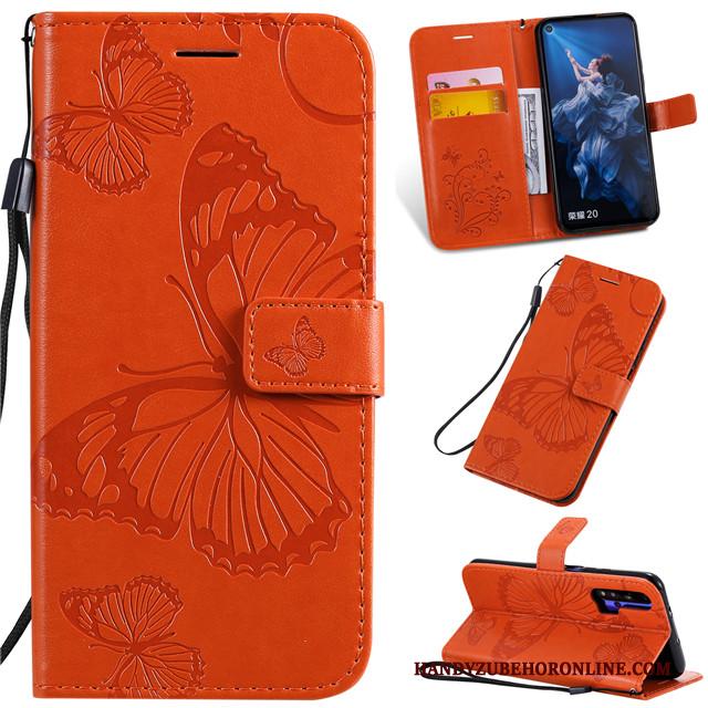Honor 20 Pro All Inclusive Leren Etui Siliconen Anti-fall Hoes Hoesje Telefoon Clamshell