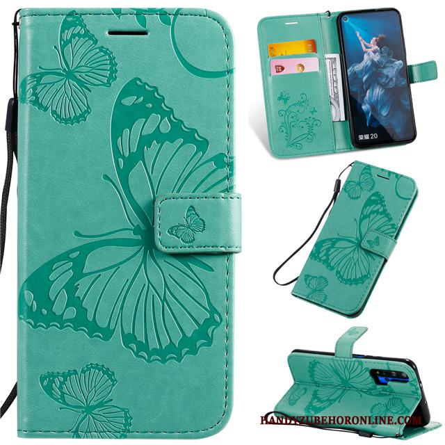 Honor 20 Pro All Inclusive Leren Etui Siliconen Anti-fall Hoes Hoesje Telefoon Clamshell