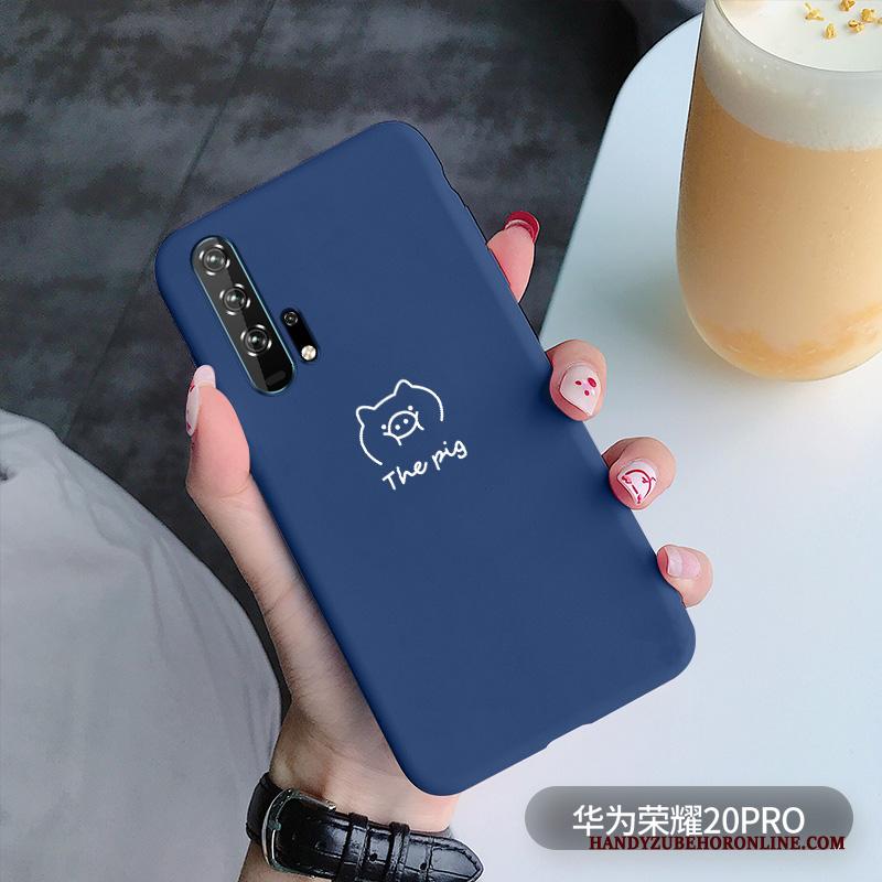 Honor 20 Pro Anti-fall Hoesje Telefoon Trend Eenvoudige Zacht Siliconen Konijn