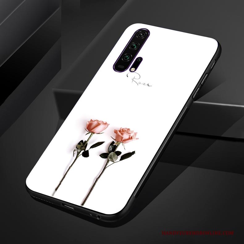 Honor 20 Pro Zacht Kunst Siliconen All Inclusive Hoes Roze Hoesje Telefoon