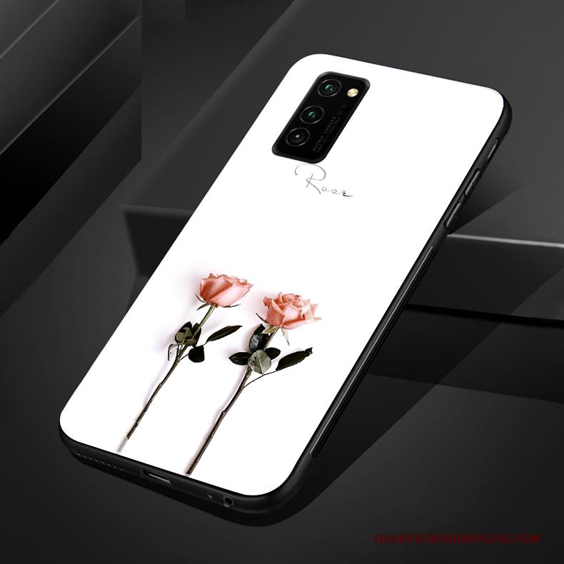 Honor 30 Pro Hoesje Zacht Roze Mini Hoes Vers Eenvoudige Siliconen