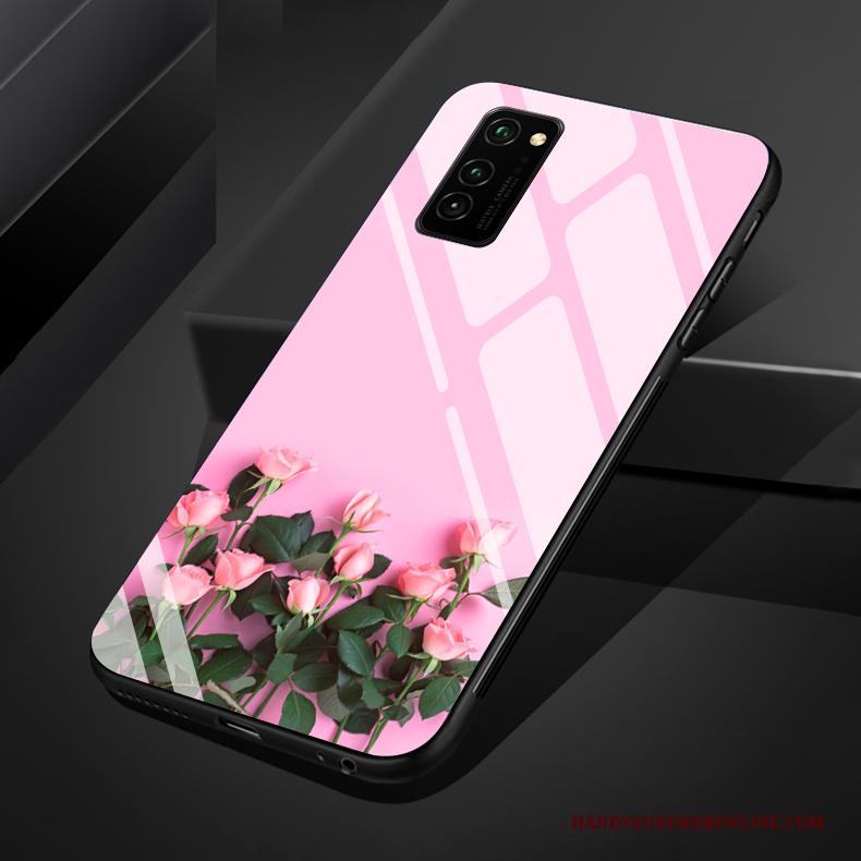 Honor 30 Pro Hoesje Zacht Roze Mini Hoes Vers Eenvoudige Siliconen