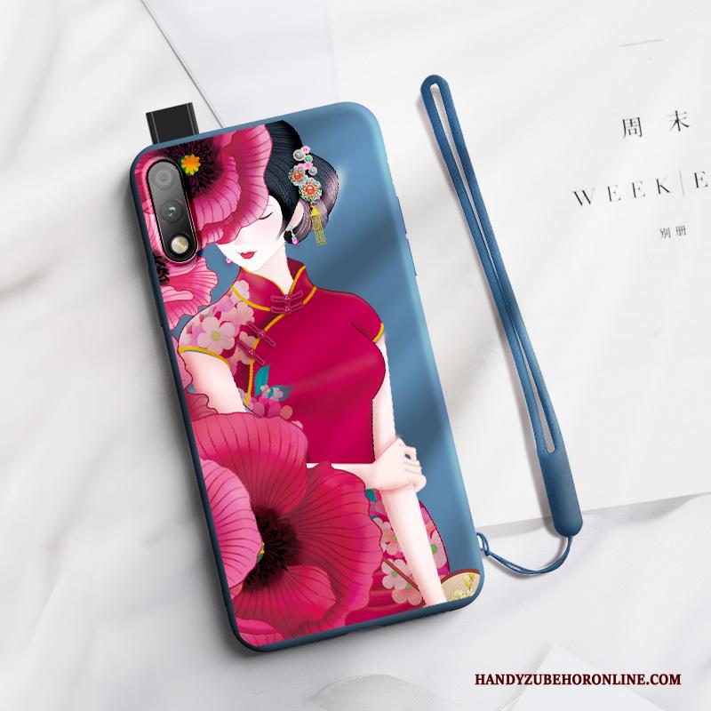 Honor 9x All Inclusive Anti-fall Chinese Stijl Hoesje Telefoon Scheppend Blauw Nieuw