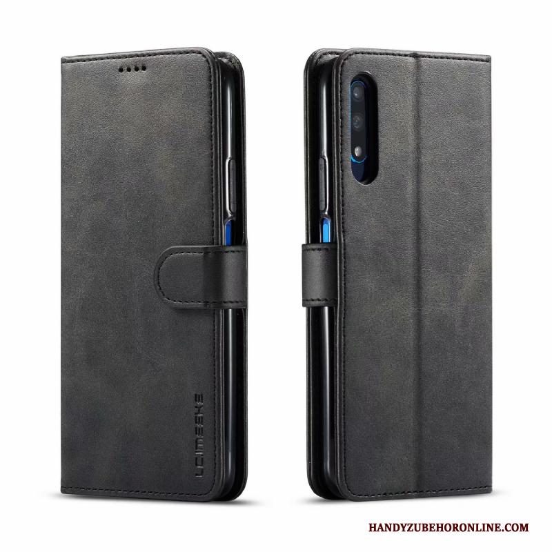 Honor 9x Grijs Anti-fall Bescherming Hoesje Telefoon Clamshell All Inclusive Leren Etui