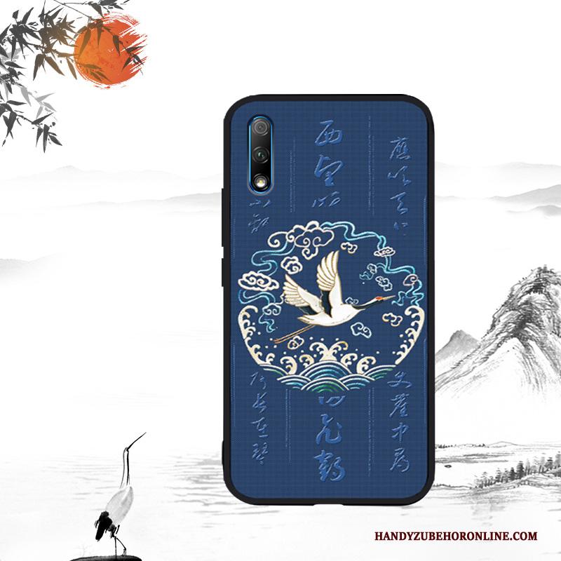 Honor 9x Hoesje Hoes Anti-fall Chinese Stijl Bescherming Vintage Pas Patroon