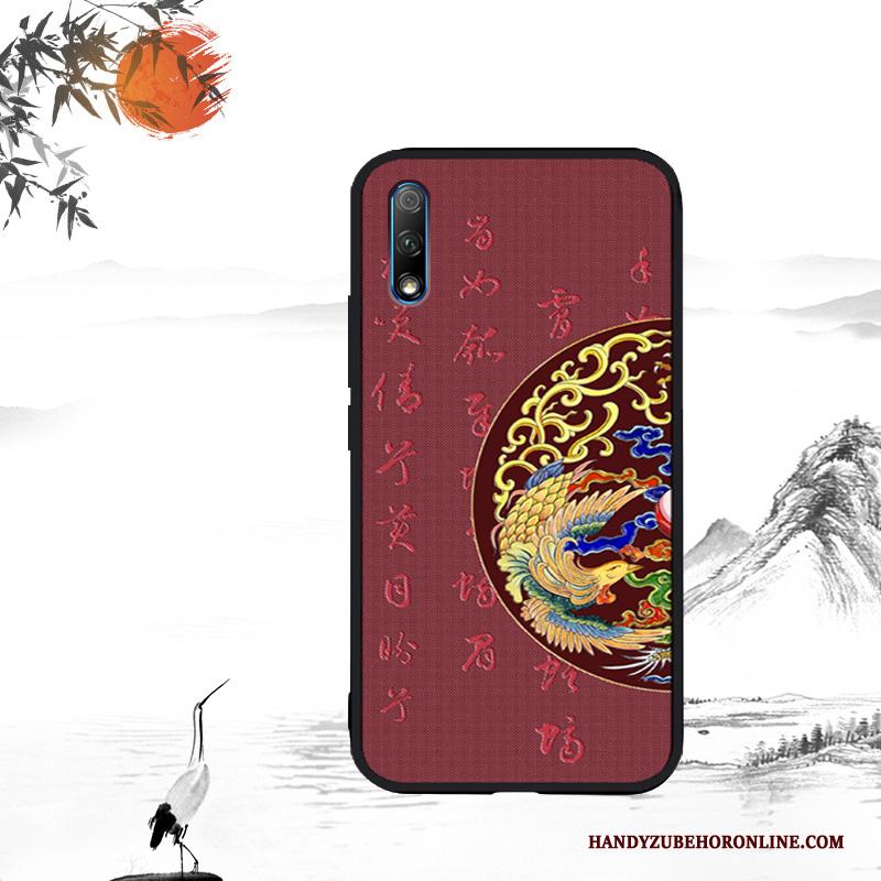 Honor 9x Hoesje Hoes Anti-fall Chinese Stijl Bescherming Vintage Pas Patroon