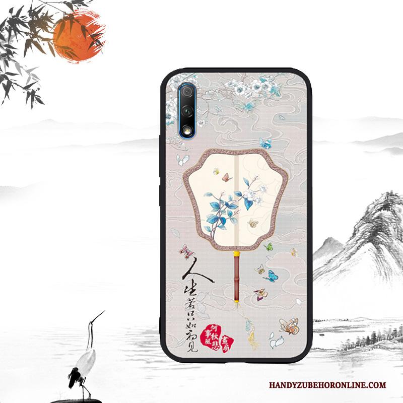 Honor 9x Hoesje Hoes Anti-fall Chinese Stijl Bescherming Vintage Pas Patroon