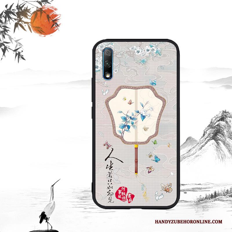 Honor 9x Hoesje Hoes Anti-fall Chinese Stijl Bescherming Vintage Pas Patroon