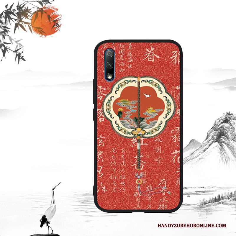 Honor 9x Hoesje Hoes Anti-fall Chinese Stijl Bescherming Vintage Pas Patroon