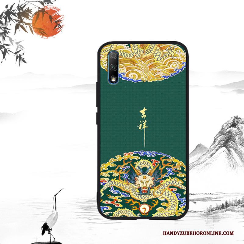 Honor 9x Hoesje Hoes Anti-fall Chinese Stijl Bescherming Vintage Pas Patroon