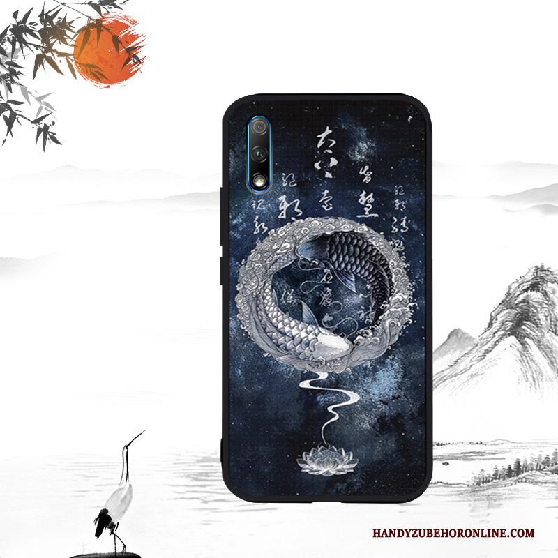 Honor 9x Hoesje Hoes Anti-fall Chinese Stijl Bescherming Vintage Pas Patroon