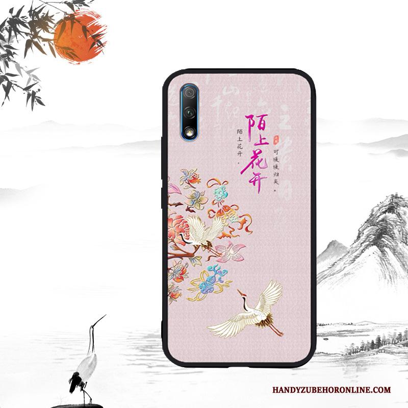 Honor 9x Hoesje Hoes Anti-fall Chinese Stijl Bescherming Vintage Pas Patroon