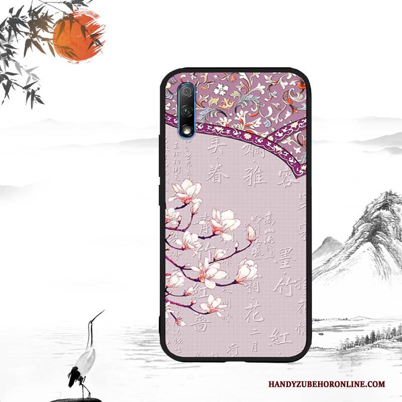 Honor 9x Hoesje Hoes Anti-fall Chinese Stijl Bescherming Vintage Pas Patroon