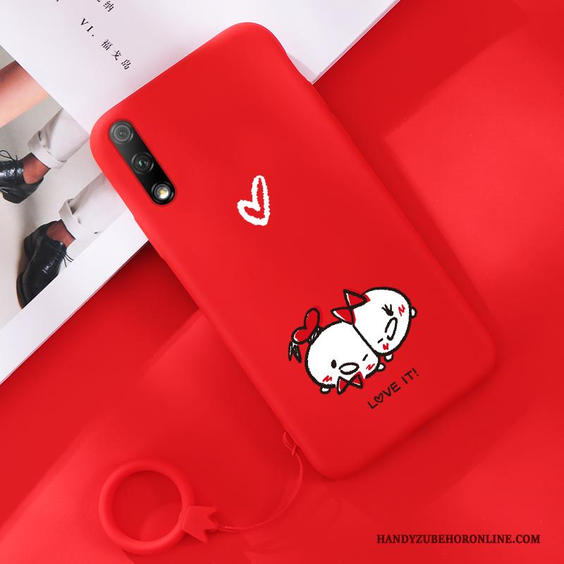 Honor 9x Hoesje Nieuw Eenvoudige Net Red Anti-fall Trendy Merk Hanger Scheppend