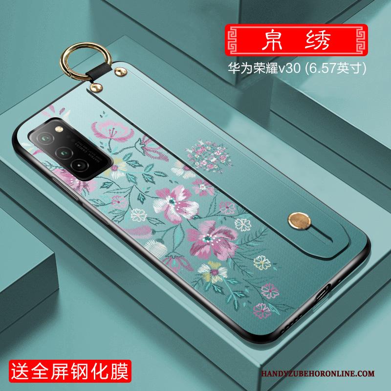 Honor View30 Anti-fall Bescherming All Inclusive Hoes Chinese Stijl Hoesje Telefoon Dun