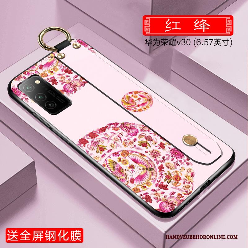 Honor View30 Anti-fall Bescherming All Inclusive Hoes Chinese Stijl Hoesje Telefoon Dun