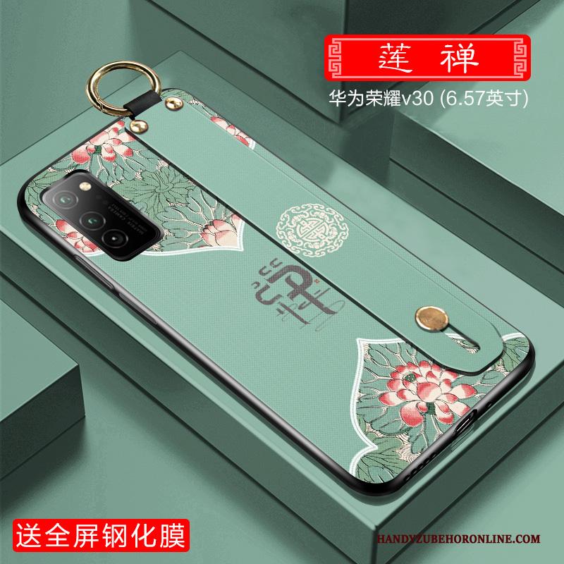 Honor View30 Anti-fall Bescherming All Inclusive Hoes Chinese Stijl Hoesje Telefoon Dun