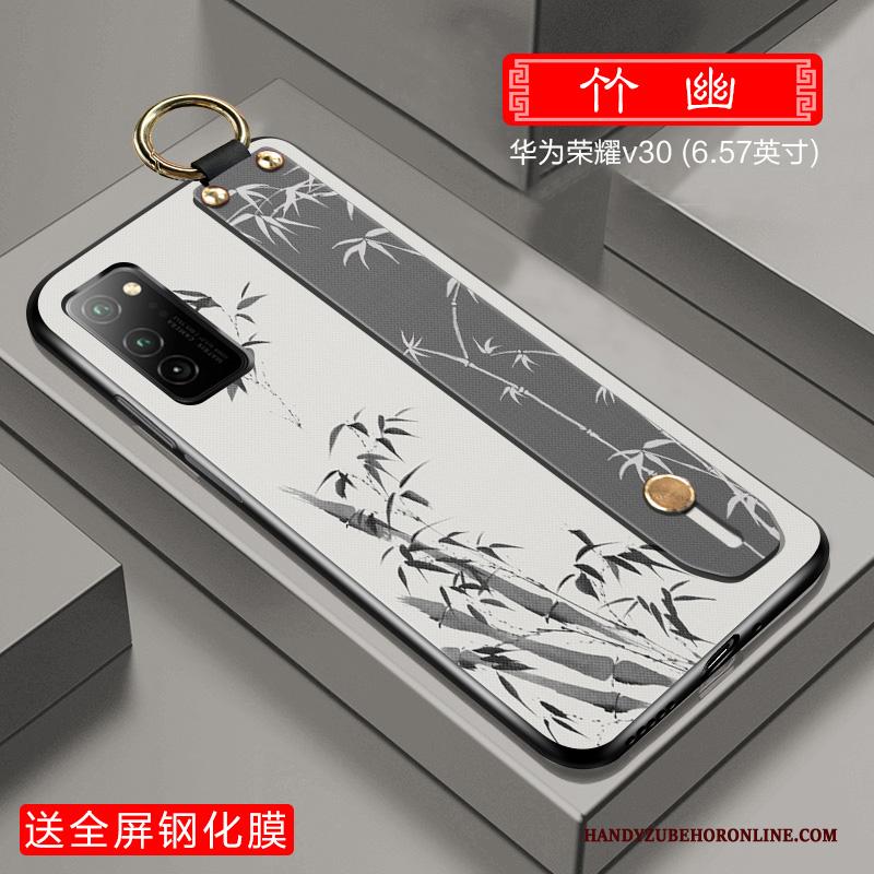 Honor View30 Anti-fall Bescherming All Inclusive Hoes Chinese Stijl Hoesje Telefoon Dun