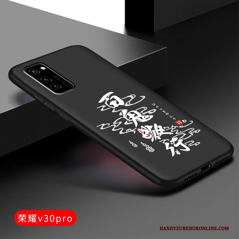 Honor View30 Pro Hoesje All Inclusive Bescherming Zacht Zwart Nieuw Trend Hoes