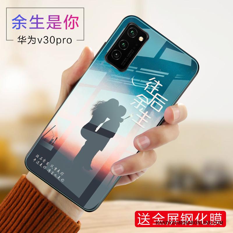 Honor View30 Pro Hoesje Anti-fall Lovers Hard Dun Schrobben All Inclusive Persoonlijk