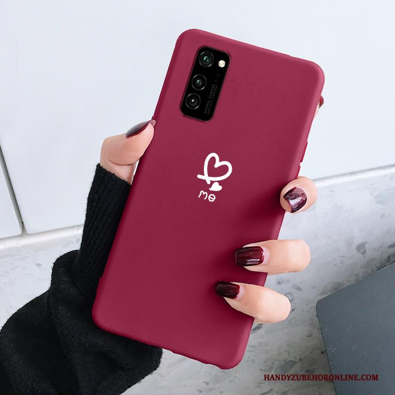 Honor View30 Pro Hoesje Persoonlijk Siliconen Net Red Mode Scheppend Blauw Liefde